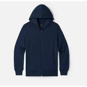*NEW* Unbound Merino Men's Size L Compact Travel Hoodie Color Navy- MSRP $178